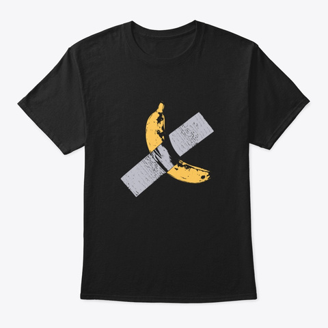 Banana At 120 K $ Black T-Shirt Front