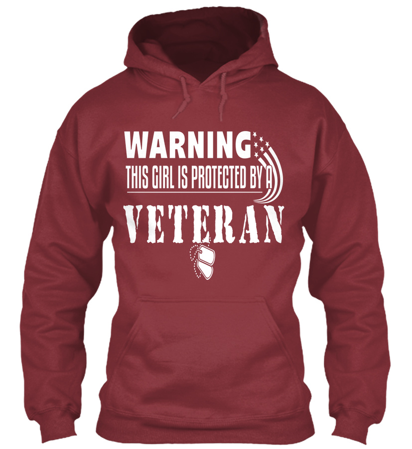 Warning Girl Is Protected By Veteran Unisex Tshirt
