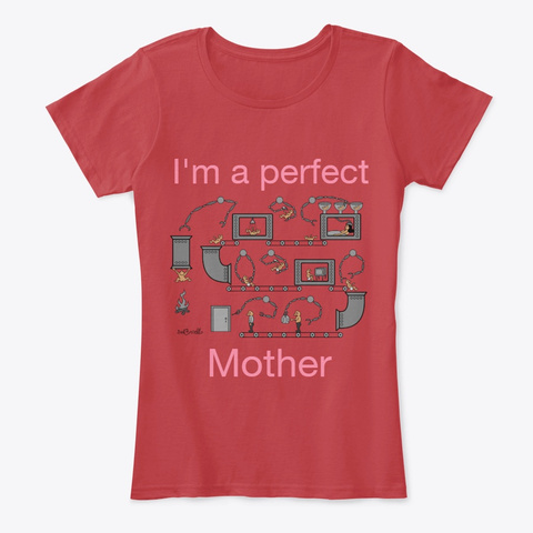 Perfect Mother Tee Classic Red Kaos Front