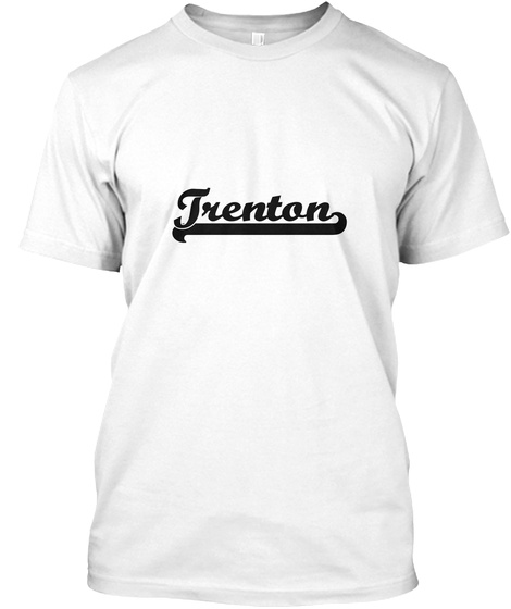 Trenton White T-Shirt Front