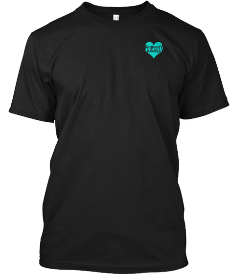 Property Manager Black T-Shirt Front