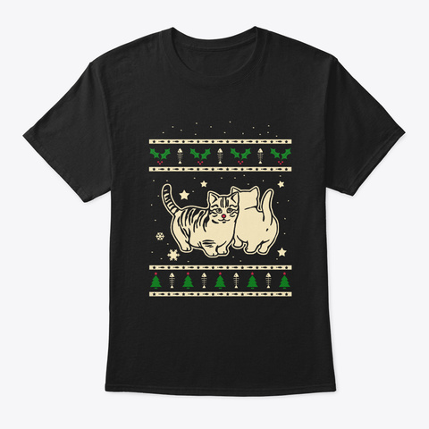 Christmas Munchkin Gift Black T-Shirt Front