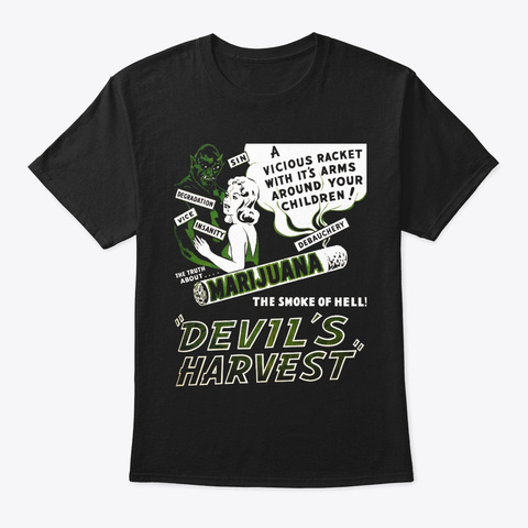 Devil's Harvest Black T-Shirt Front