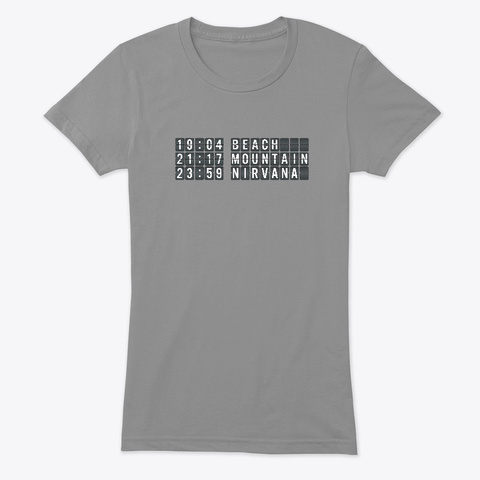 Display Airport Premium Heather T-Shirt Front
