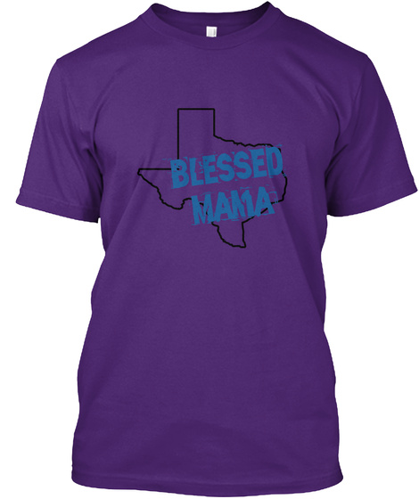 Blessed
Mama Purple T-Shirt Front