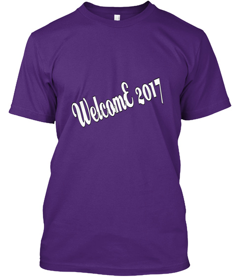 Welcom E 2017 Purple T-Shirt Front