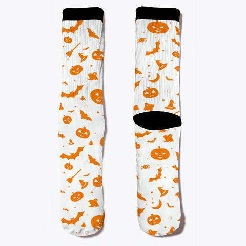 Halloween Socks Lover  Standard Kaos Front