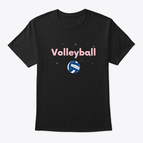 Volleyball Rbbgl Black T-Shirt Front