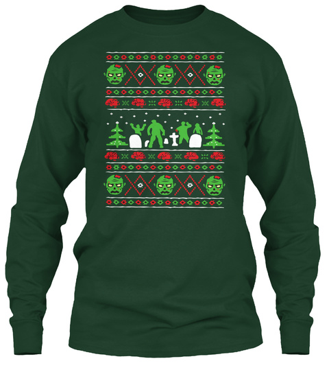 Zombie Ugly Christmas Sweater