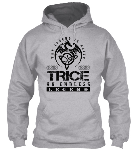 Trice   Legends Alive Sport Grey T-Shirt Front