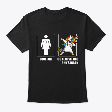 Cool Osteopathic Physician Unicorn Unisex Tshirt