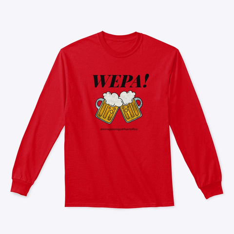 Wepa Red T-Shirt Front