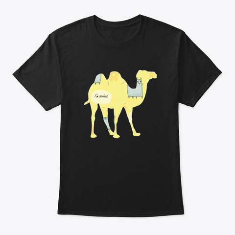 Camel 140 Black T-Shirt Front