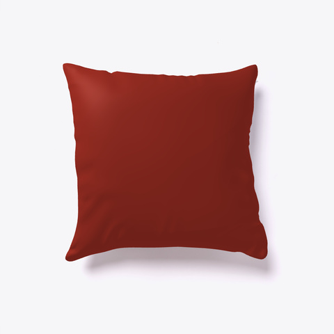 Pillow Quotes Dark Red Camiseta Back
