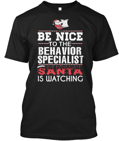 Behavior Specialist Black T-Shirt Front