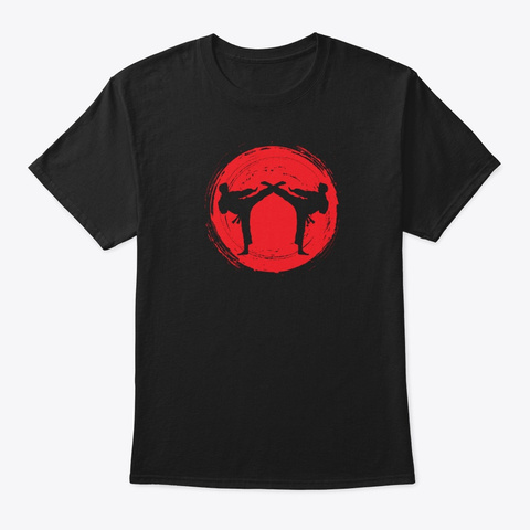 Hta Martial Arts Academy Black T-Shirt Front