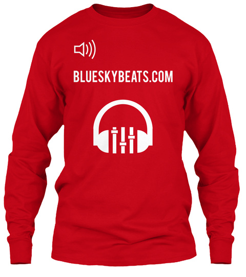 Blueskybeast.Com Red T-Shirt Front