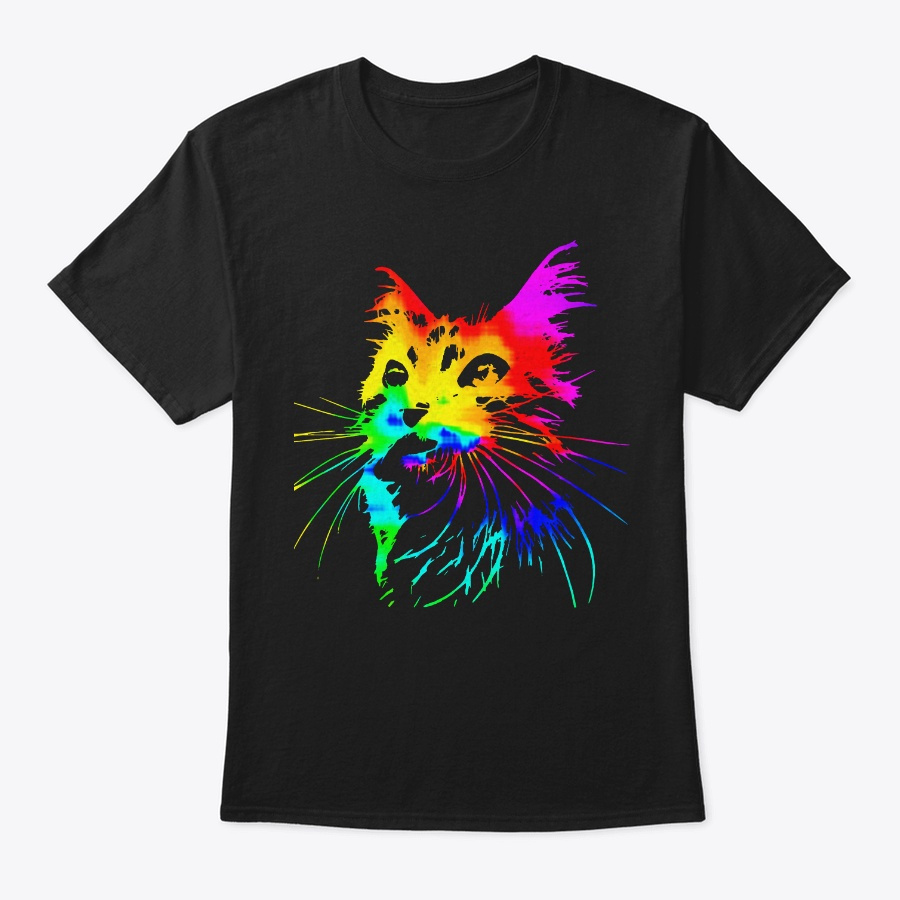 Tie Dye Cat - Splash art cat T-Shirt Unisex Tshirt