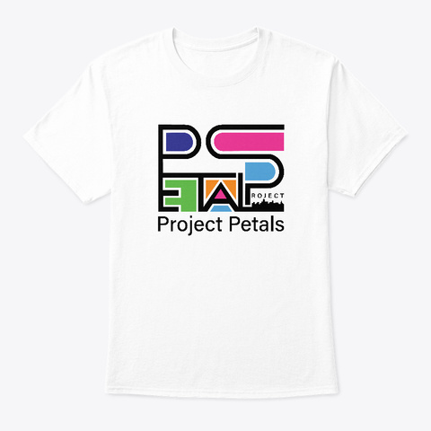 Project Petals White T-Shirt Front