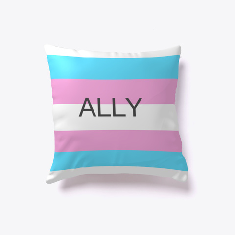 Trans Ally White T-Shirt Front