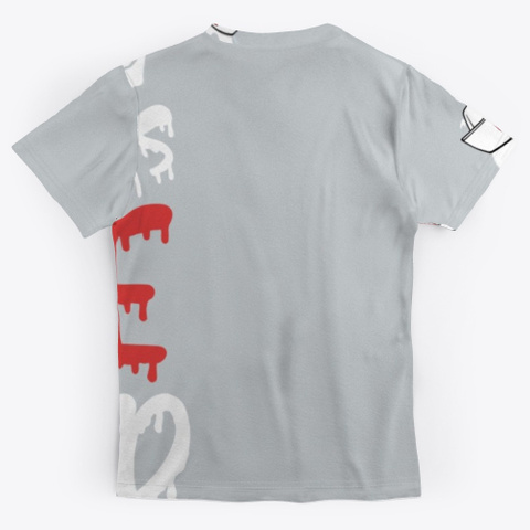 Funny Halloween Boo Boo Crew Nurse | Light Grey T-Shirt Back