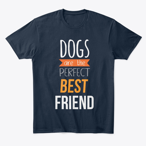 Alaskan Husky Dogs Lover T Shirts New Navy T-Shirt Front