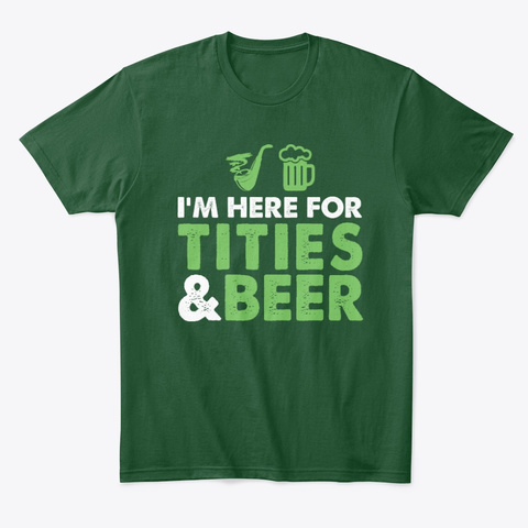 Im here for tities and beer drinking t Unisex Tshirt