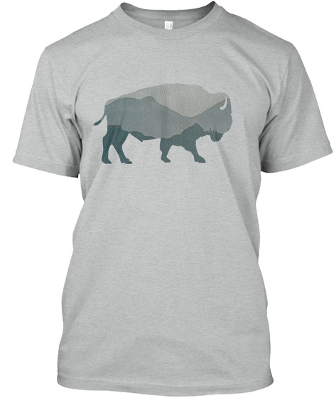 Buffalo   Black Arrow Athletic Grey T-Shirt Front