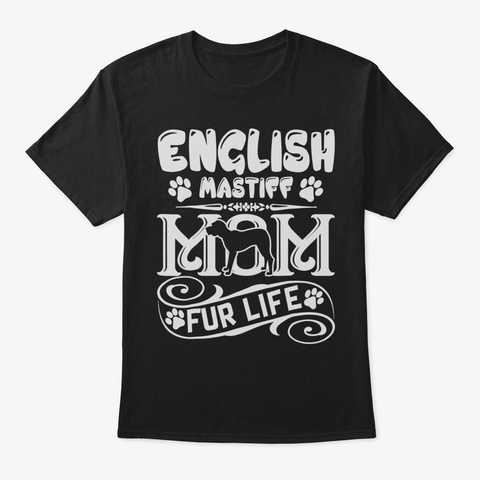 English Mastiff Shirt  English Mastiff M Black áo T-Shirt Front