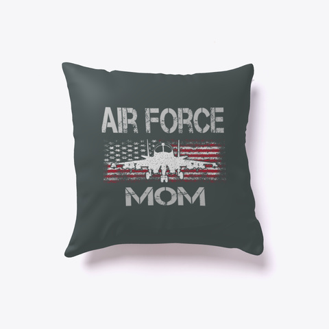 Air Force Mom Dark Grey Maglietta Front