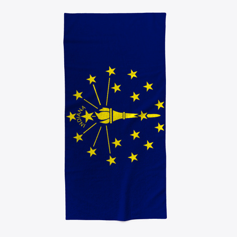 Flag Of Indiana  Standard T-Shirt Front