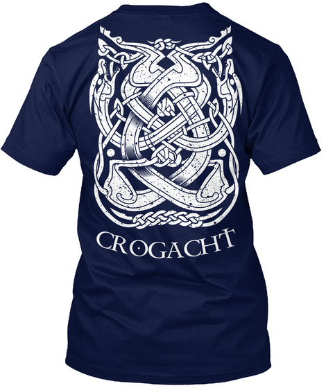 Crogacht Navy T-Shirt Back