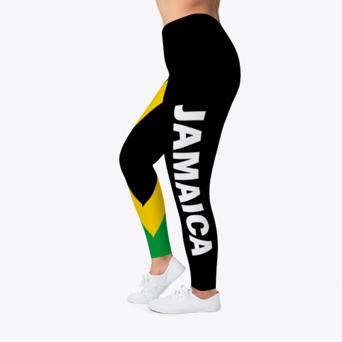 Official Jamaica Leggings Black Camiseta Left
