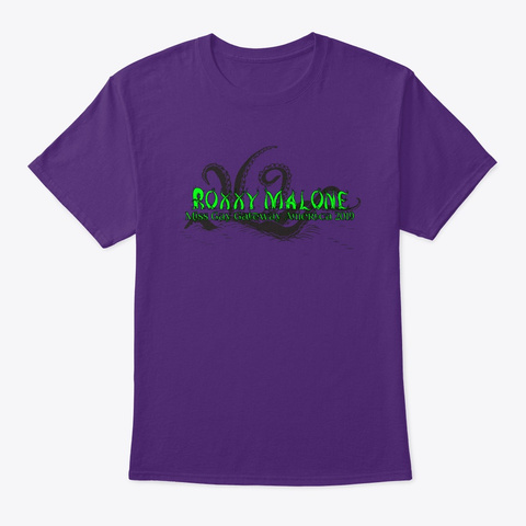 Roxxy Malone Miss Gay Gateway America  Purple T-Shirt Front