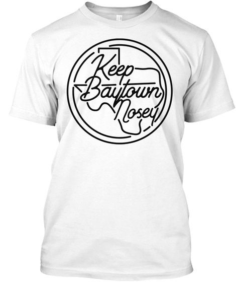 Keep Baytown Nosey T Shirt - White