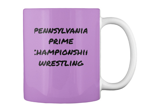 Pennsylvania Prime Championship Wrestling Lilac T-Shirt Back
