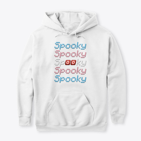 Trans Sp00ky Hoodies White T-Shirt Front
