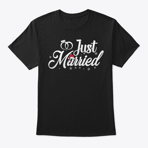 Just Married Christmas T-shirt