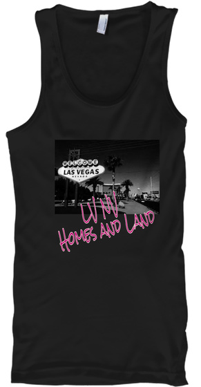 Welcome Las Vegas Lv Nv Homes And Land Black T-Shirt Front