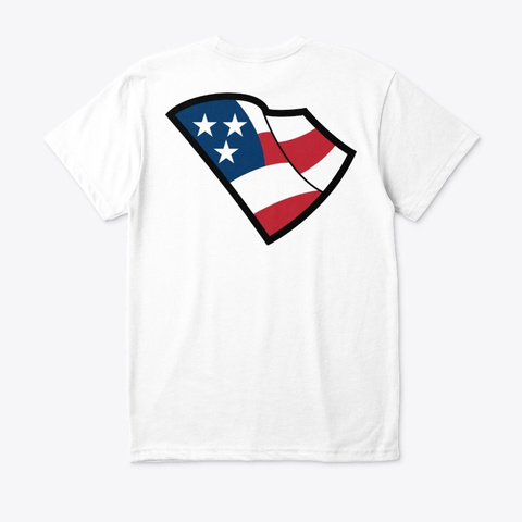 South Carolina Free White T-Shirt Back