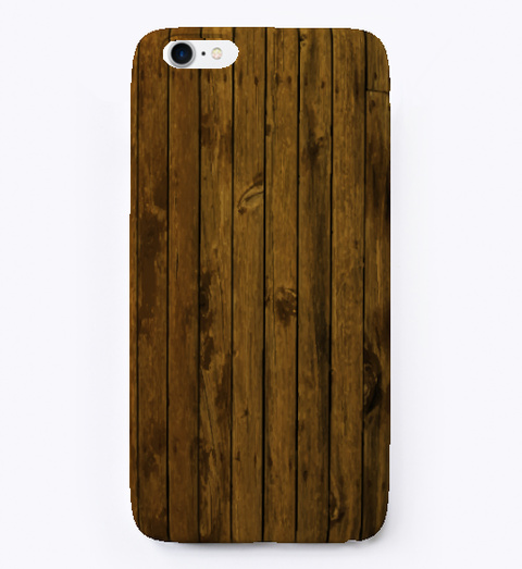 Wood Texture I Phone Case Standard Kaos Front