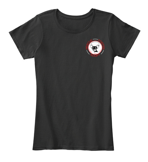 Rescue Foster Adopt Black T-Shirt Front