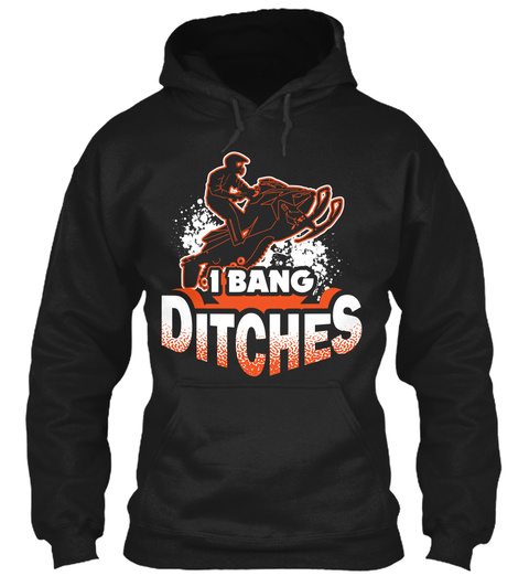 1 Bang Ditches  Black T-Shirt Front