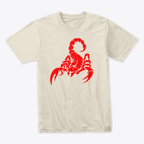 Scorpion Red Cream T-Shirt Front