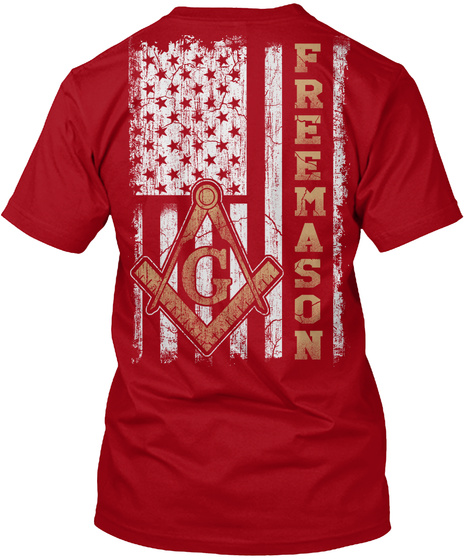  Freemason Deep Red T-Shirt Back