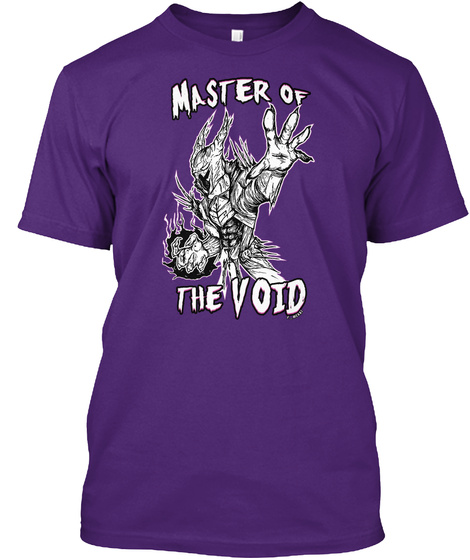 Master Of The Void Purple T-Shirt Front