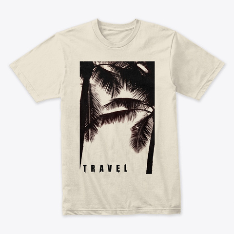 Travel In Islands Cream T-Shirt Front