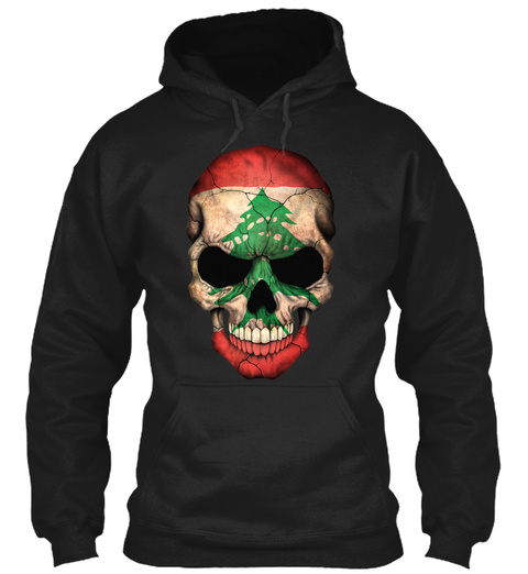 Lebanese Flag Skull Shirt