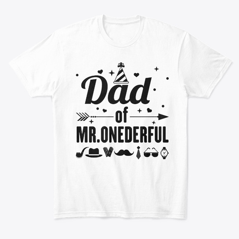 Dad Of Mronederful Birthday Dad T Shirt