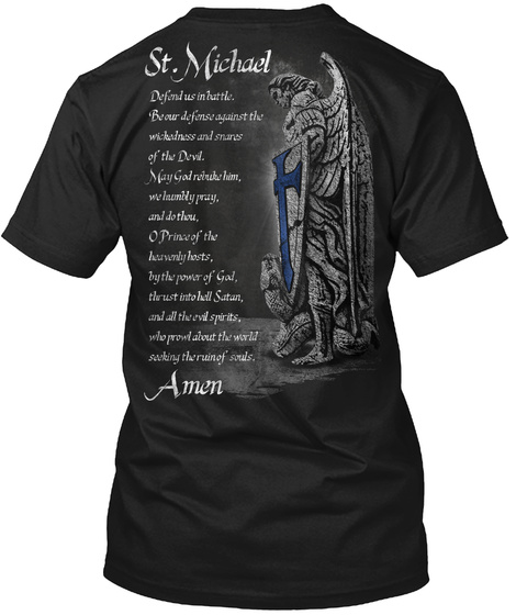 Saint Michael the Archangel Prayer Unisex Tshirt